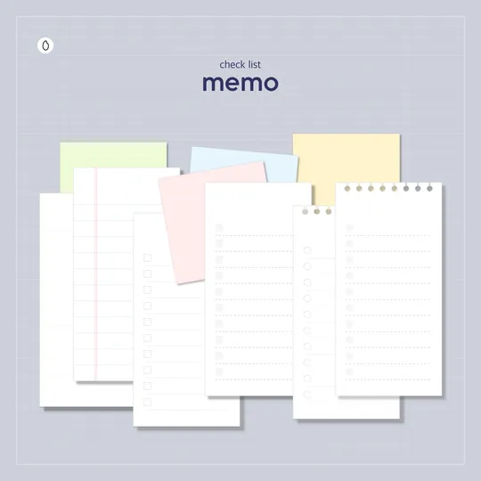 Basic receipt sticky note sticker | Webudding