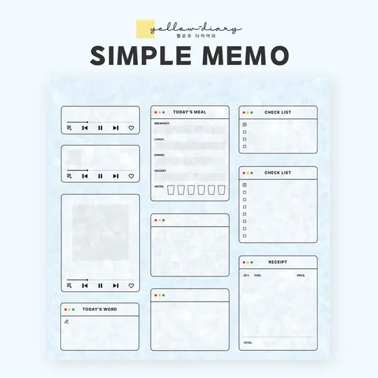 MEMO PAPER Sticker | Webudding