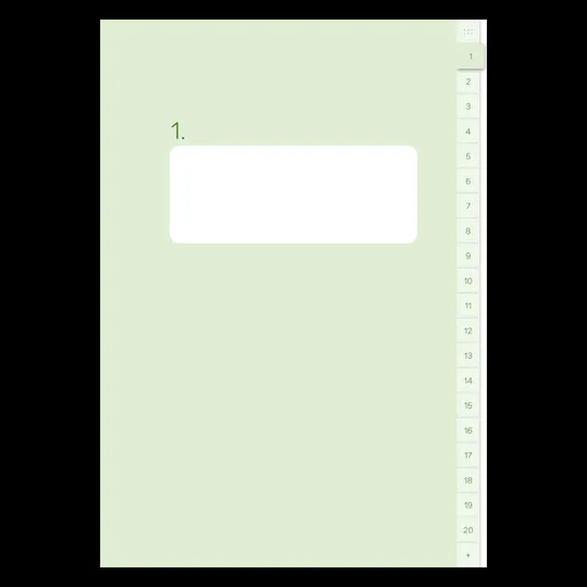 [A4] Simple Digital Note (Vertical) | Webudding