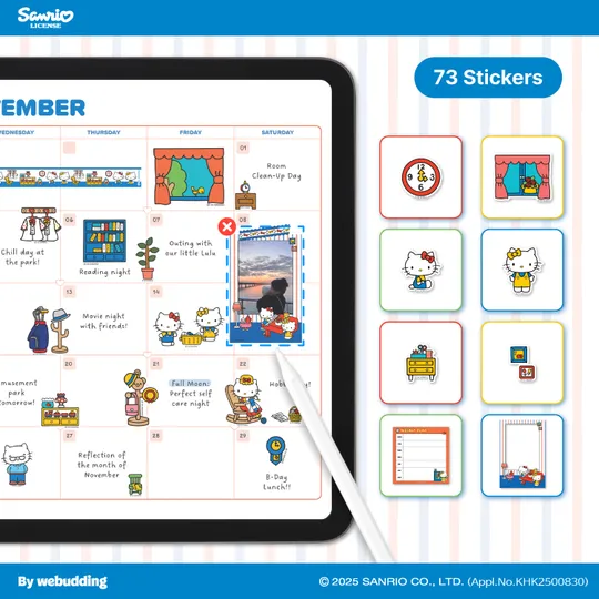 Hello Kitty Sticker Pack <Hello Kitty's Home>