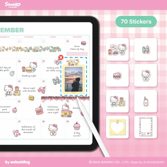 Hello Kitty Sticker Pack <Snack Time>