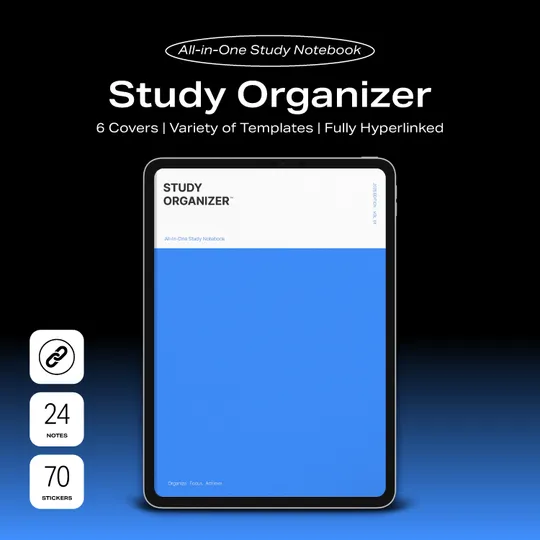 Study Organizer (All-in-One Study Notebook)