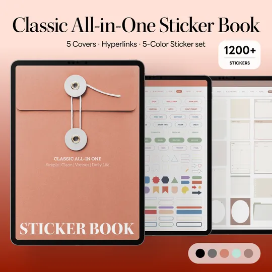 Classic All-in-One Sticker Book