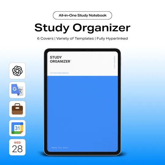 Study Organizer Notebook (Shortcuts Integration)