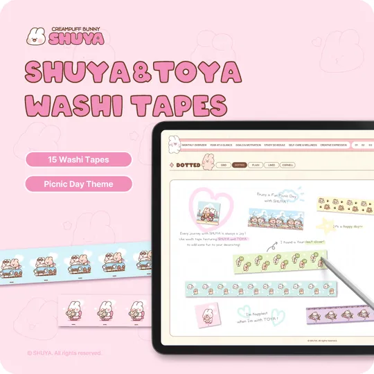 SHUYA & TOYA Washi Tapes <Picnic Day>