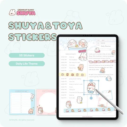 SHUYA & TOYA Stickers <Daily Life>