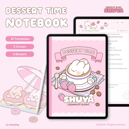 [Free Watermarked Preview] SHUYA Notebook <DESSERT TIME>