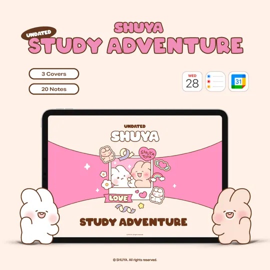 [Free Watermarked Preview] SHUYA Undated Study Planner <Adventure>