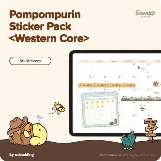 Pompompurin Sticker Pack <Western Core>