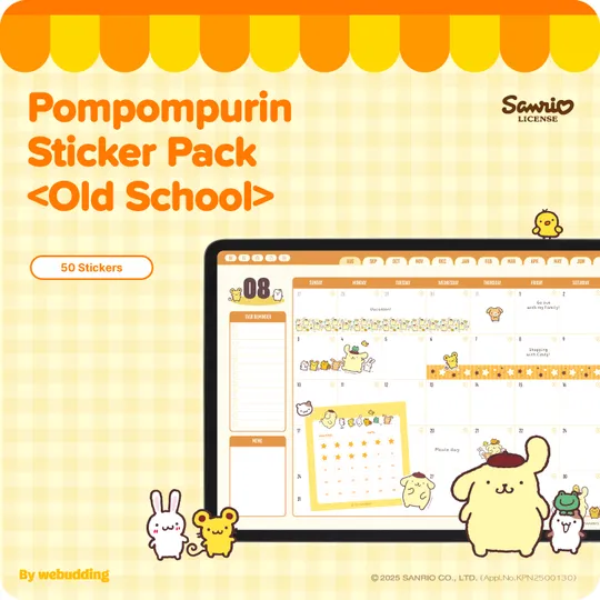 Pompompurin Sticker pack <Old School>