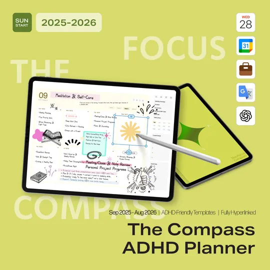 The Compass ADHD Planner (Calendar Integration)-thumb