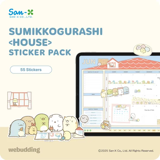 Sumikkogurashi <House> Sticker Pack