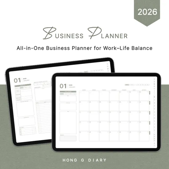 2026 올인원 비지니스 플래너 [그린]-thumb