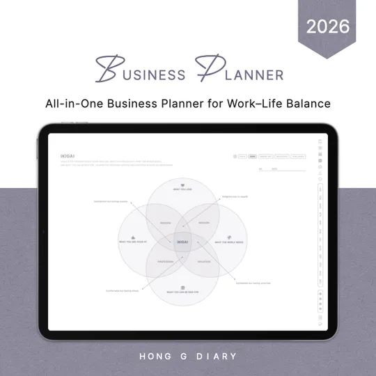 2026 올인원 비지니스 플래너 [퍼플]-thumb