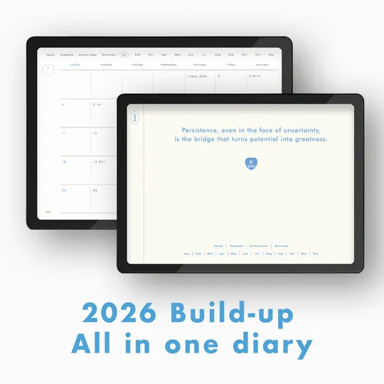 [2026] 날짜형 빌드업 올인원 다이어리 + 하이퍼링크-thumb