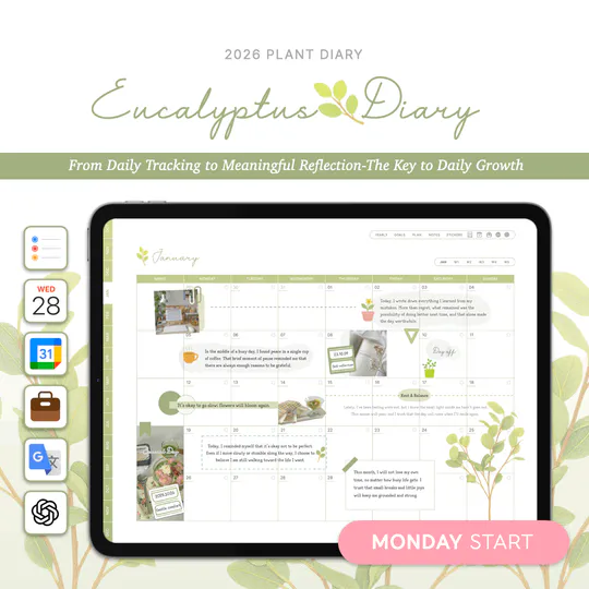 2026 Plant Diary [EUCALYPTUS(MONDAY)]