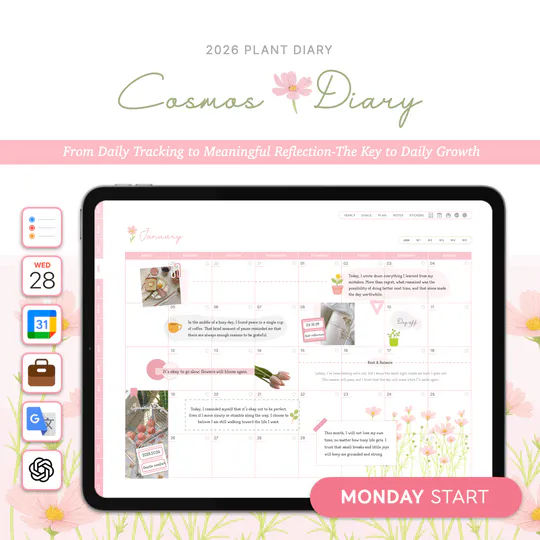 2026 Plant Diary [COSMOS(MONDAY)]