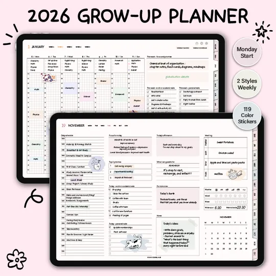 2026 Grow-Up 플래너(파스텔컬러)-thumb