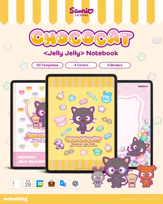 Chococat <Jelly Jelly> Notebook