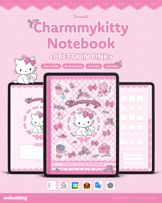 Charmmykitty <Pretty in Pink> Notebook