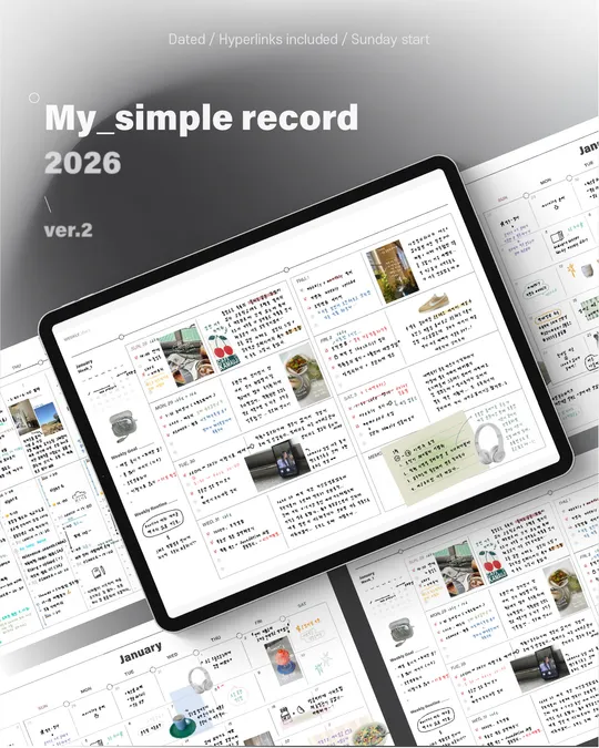 2026 My simple record diray
