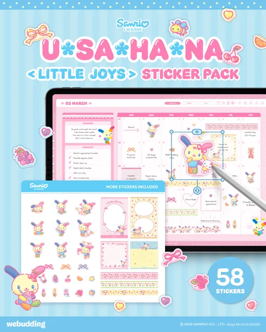 U*SA*HA*NA <Little Joys> Sticker Pack