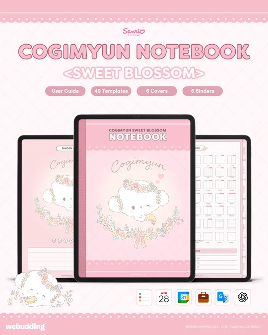 Cogimyun <Sweet Blossom> Notebook